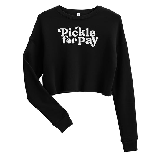 Court Crop Fleece Sweatshirt